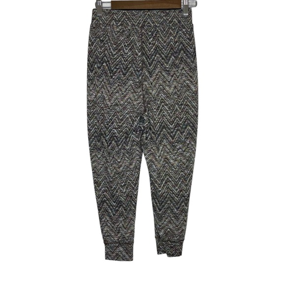 Free People Women’s Pull On Patterned Knit Joggers with Pockets Lounge Size XS - Picture 2 of 12